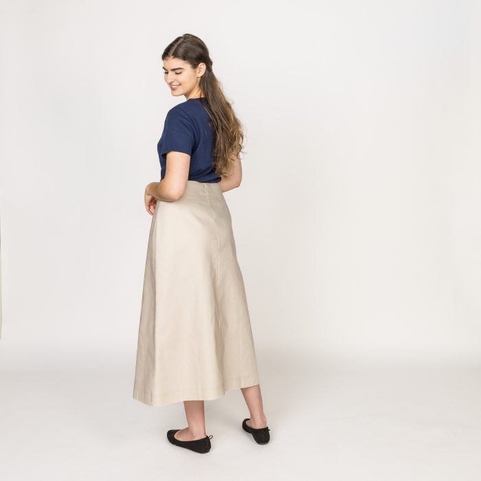 A-line Champagne Pearl Skirt - Image 3