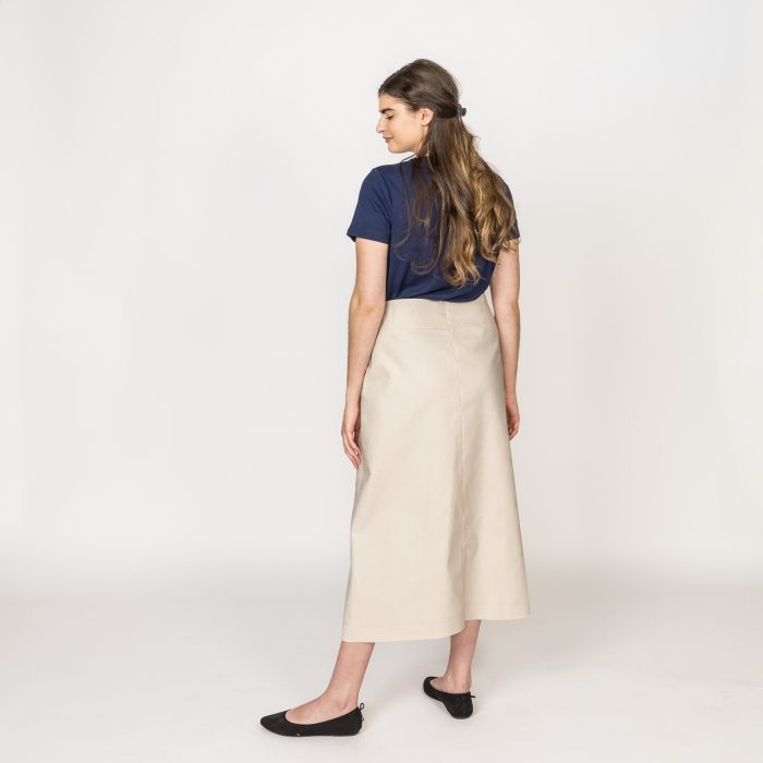 A-line Champagne Pearl Skirt - Image 2