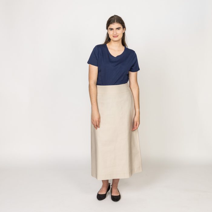 A-line Champagne Pearl Skirt - Image 4