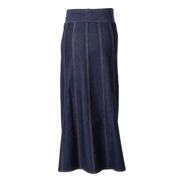 Maternity Panel Denim Skirt - Image 2
