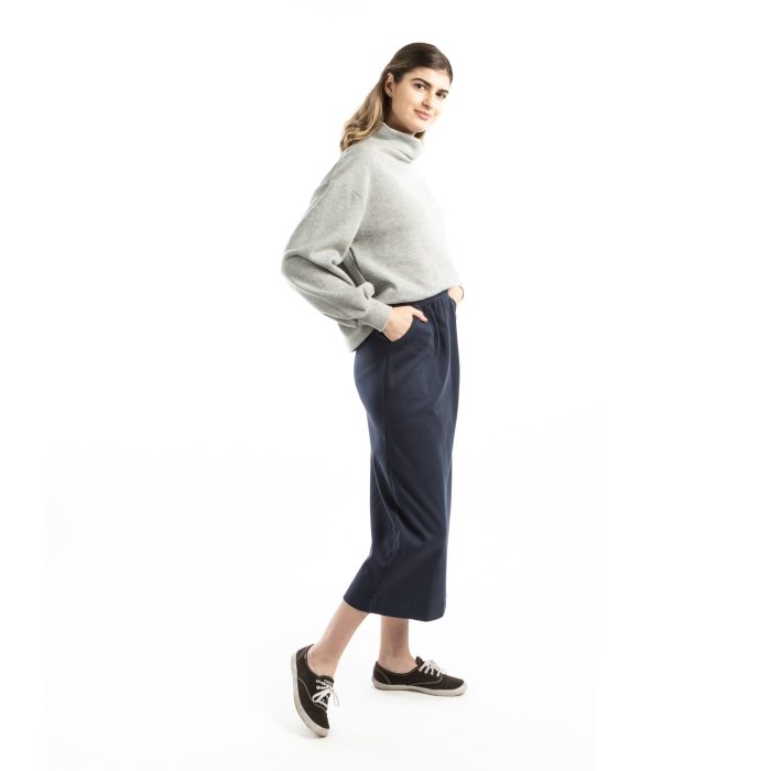 Sporty Comfort Navy Skirt - Image 4