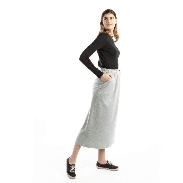 Sporty Comfort Gray Skirt - Image 4