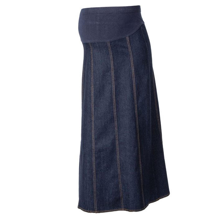 Maternity Panel Denim Skirt - Image 3