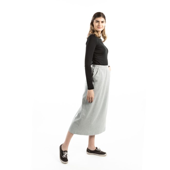 Sporty Comfort Gray Skirt - Image 5