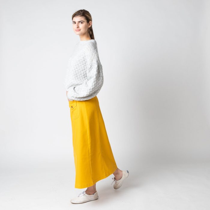 Double Pocket Yellow Skirt - Image 6