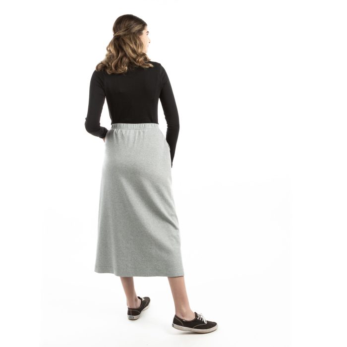 Sporty Comfort Gray Skirt - Image 6