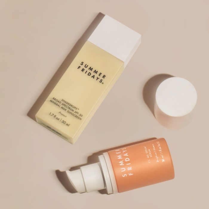 Summer Fridays Simple Morining Routine Serum+Moisturizer+Sun Protection - Image 4