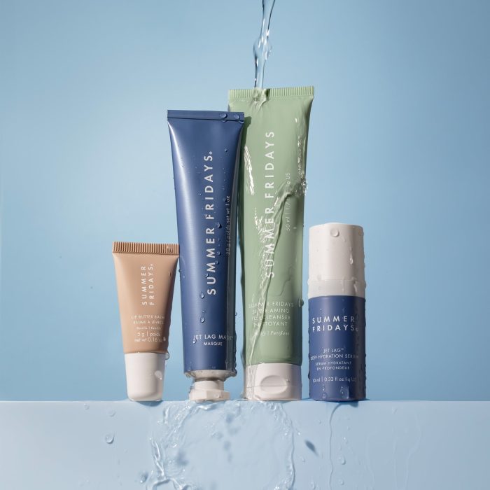 Summer Fridays Limited Edition The Signature Travel Skincare Set - Lip Balm - Hydration Serum - Mask - Cleanser - Set of 4 - Image 3