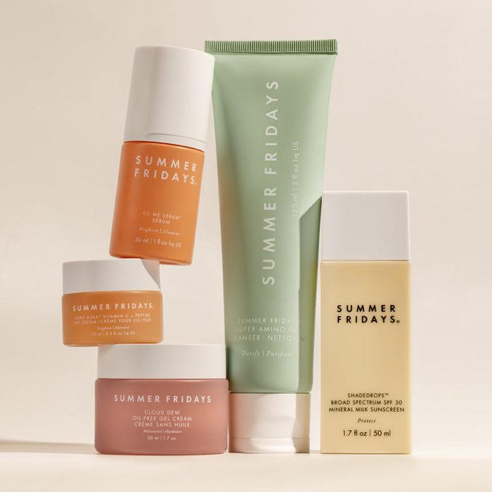 Summer Fridays The Morning Routine Cleanser + Eye Cream+Serum+ Moisturizer+Sun Protection - Image 4