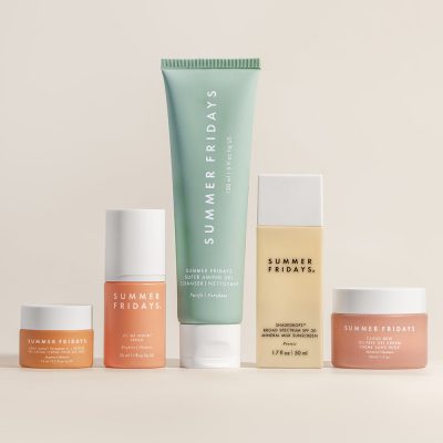 The Morning Routine | SummerFridays Cleanser + Cream + Serum + Moisturizer + Sun Protection