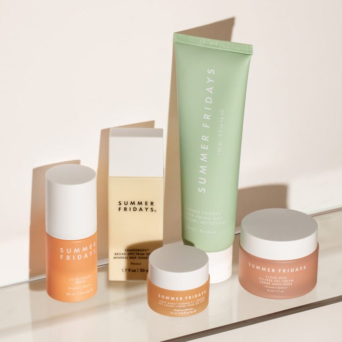 Summer Fridays The Morning Routine Cleanser + Eye Cream+Serum+ Moisturizer+Sun Protection - Image 2